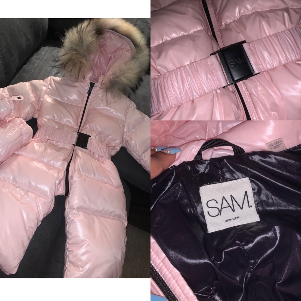SAM Pink Snowsuit